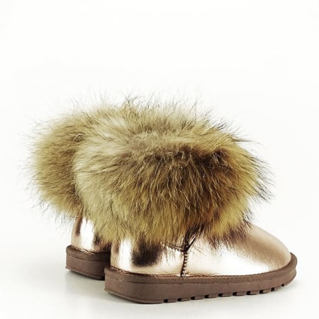 Ghete din piele naturala sampanie B-W5820-1 19 [5]