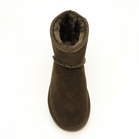 Ghete kaki copii din piele naturala B-L7599 132 [7]