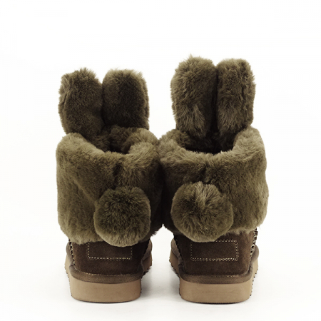 Ghete kaki copii din piele naturala B-L7599 132 [6]