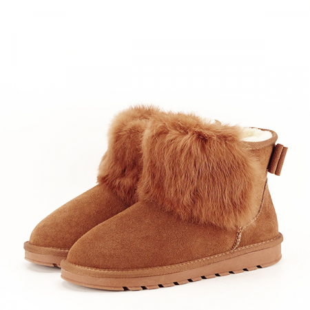 Cizme si botine - Ghete maro din piele naturala B-5839 117