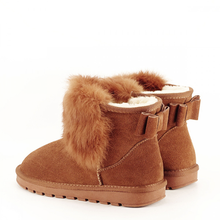 Ghete maro din piele naturala B-5839 117 [3]