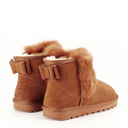 Ghete maro din piele naturala B-5839 117 [5]