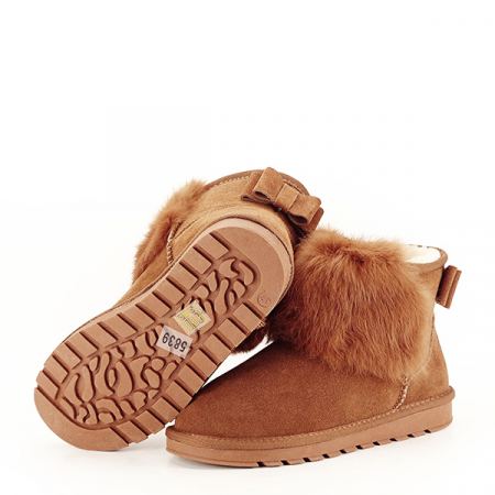Ghete maro din piele naturala B-5839 117 [7]