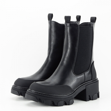 Ghete - Ghete negre casual B-M110 112