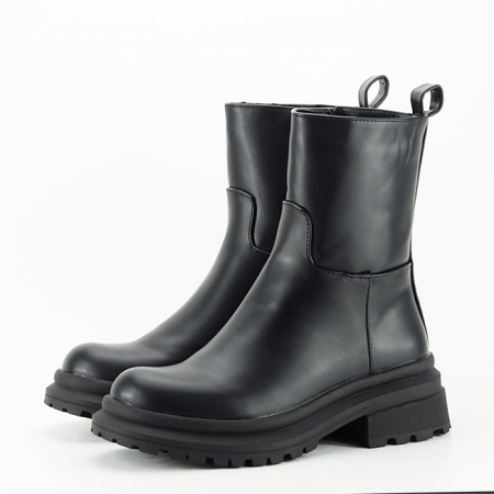 Cizme si botine - Ghete negre casual M113 114