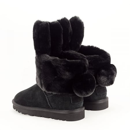 Ghete negre copii din piele naturala B-L7599 132 [5]
