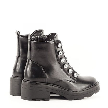 Ghete negre cu cristale Ramona 118 [4]