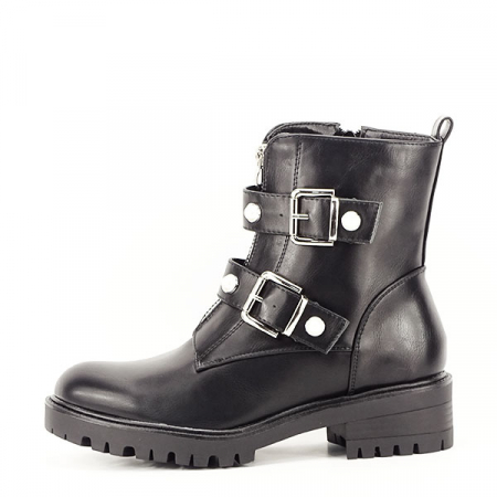 Ghete - Ghete negre cu perle Lucia 117