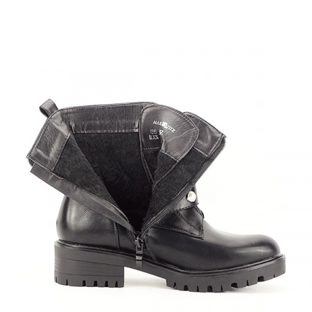 Ghete negre cu perle Lucia 117 [7]