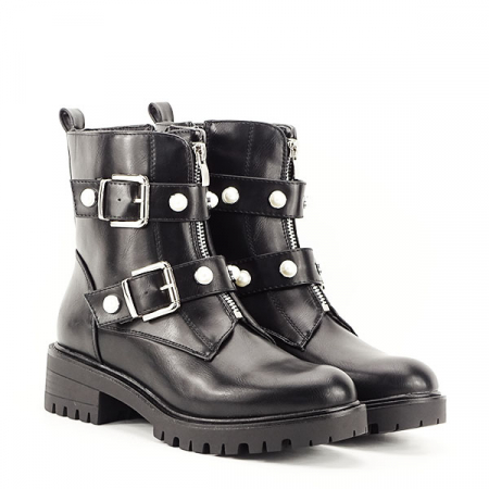 Ghete negre cu perle Lucia 117 [2]