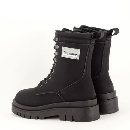 Ghete negre cu siret B-BO-847 117 [3]
