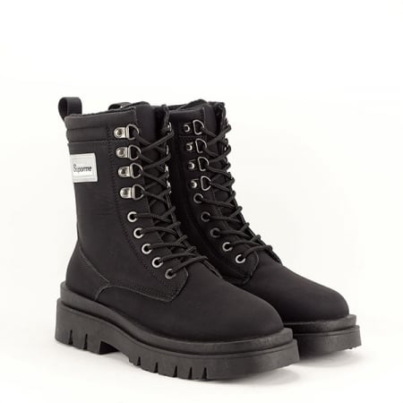Ghete negre cu siret B-BO-847 117 [2]