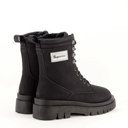Ghete negre cu siret B-BO-847 117 [5]