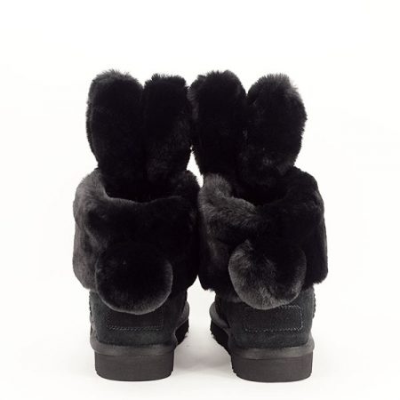 Ghete negre din piele naturala Abby 111 [7]