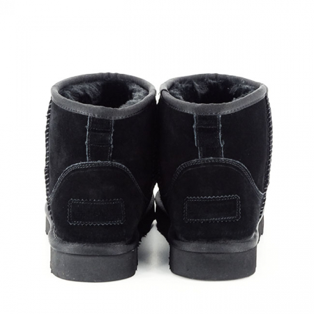 Ghete negre din piele naturala Fiona 116 [5]