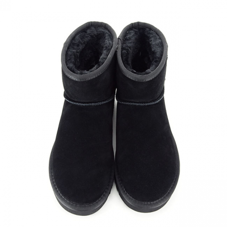 Ghete negre din piele naturala Fiona 116 [2]