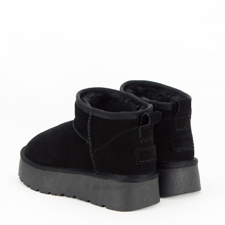 Ghete negre din piele naturala B-JB1924 118 [3]