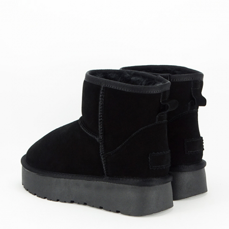 Ghete din piele naturala negre B-JB1925 117 [3]