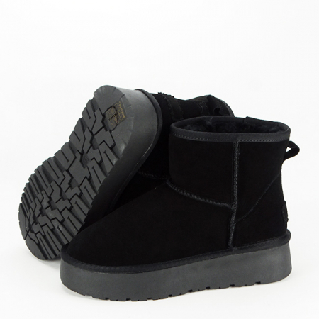 Ghete din piele naturala negre B-JB1925 117 [4]