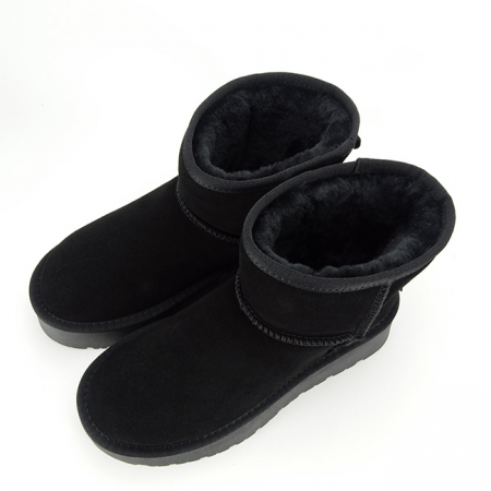 Ghete din piele naturala negre B-JB1925 117 [8]