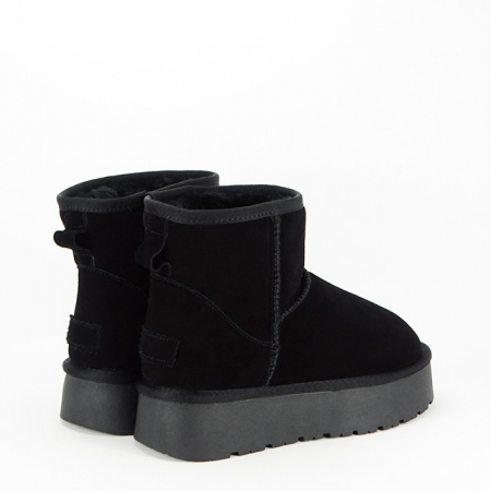 Ghete din piele naturala negre B-JB1925 117 [6]