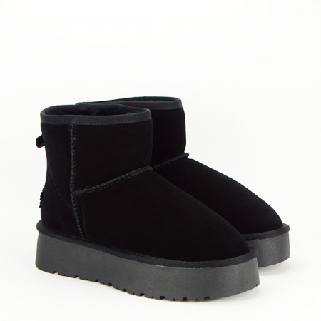 Ghete din piele naturala negre B-JB1925 117 [7]