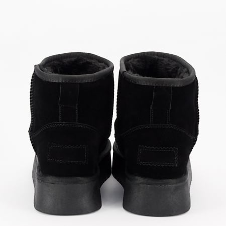 Ghete negre din piele naturala B-NN605 [6]