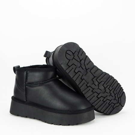 Ghete negre din piele naturala B-W5828-1 118 [7]