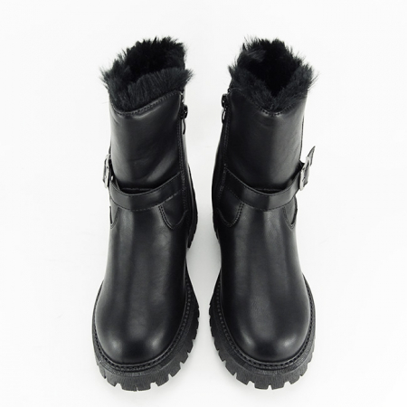 Ghete negre imblanite B-B026-86 112 [7]