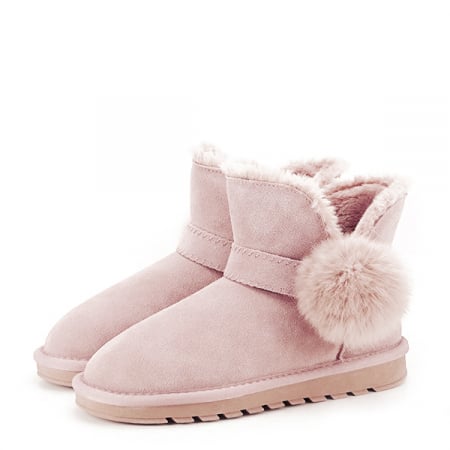 Ghete roz din piele naturala B-W8006 19 [2]