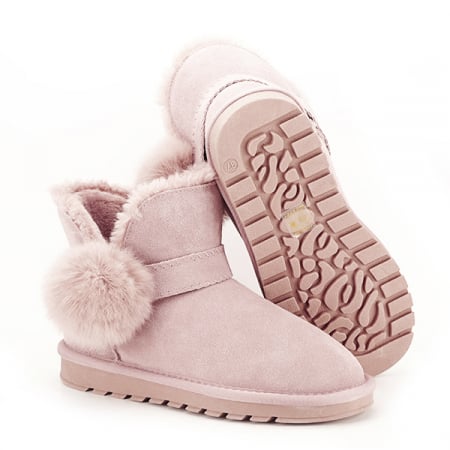 Ghete roz din piele naturala B-W8006 19 [5]