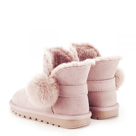 Ghete roz din piele naturala B-W8006 19 [4]