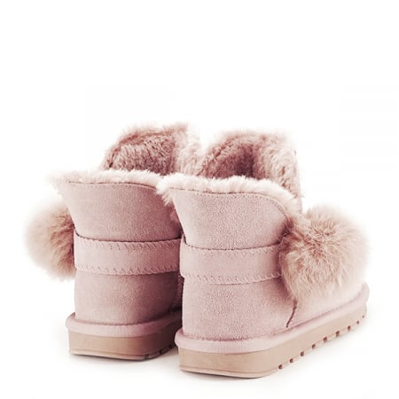 Ghete roz din piele naturala B-W8006 19 [8]