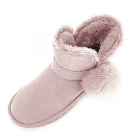 Ghete roz din piele naturala B-W8006 19 [6]