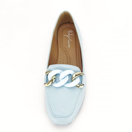 Mocasini albastri office/casual Britney [6]