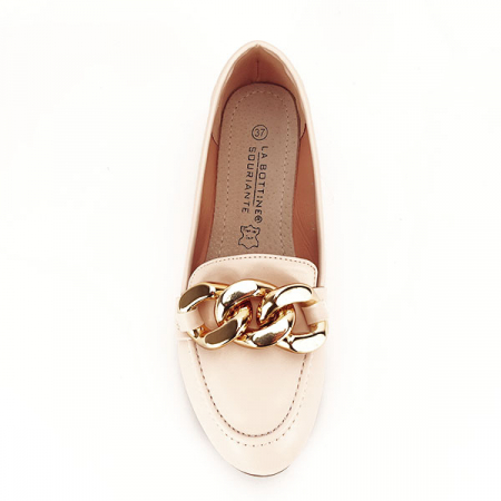 Mocasini bej Emilia [6]
