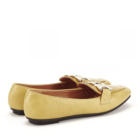 Mocasini galben mustar Corina [5]