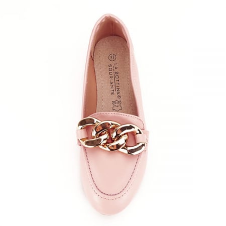 Mocasini roz Emilia [6]