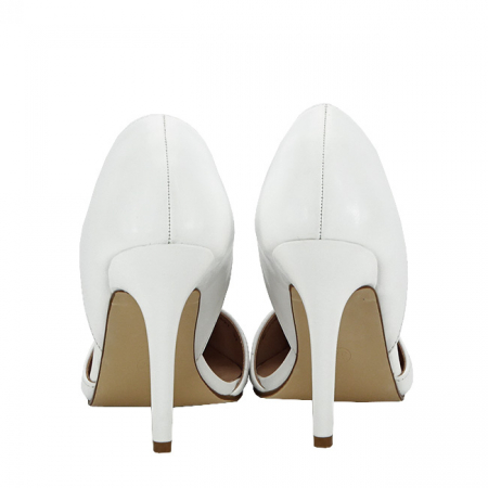 Pantofi albi decupati BLJY6627 01 [5]