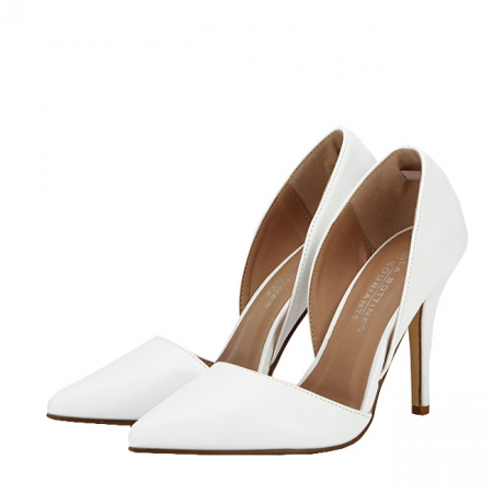 Pantofi albi decupati BLJY6627 01 [1]