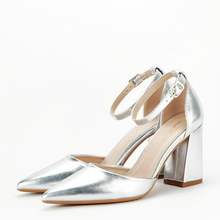 Pantofi argintii eleganti 8707 04 [1]