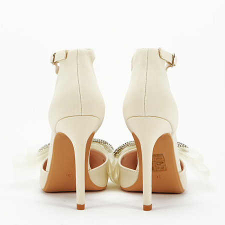 Pantofi bej cu funda 6831 01 [3]