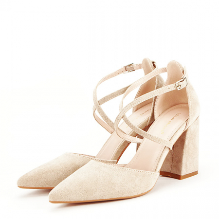 Femei - Pantofi bej eleganti 8709 04
