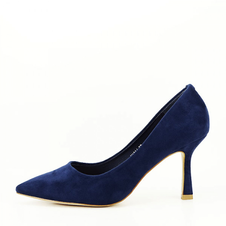 Femei - Pantofi bleumarin eleganti H1014 01