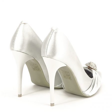 Pantofi cu toc gri eleganti Sabrina 02 [5]