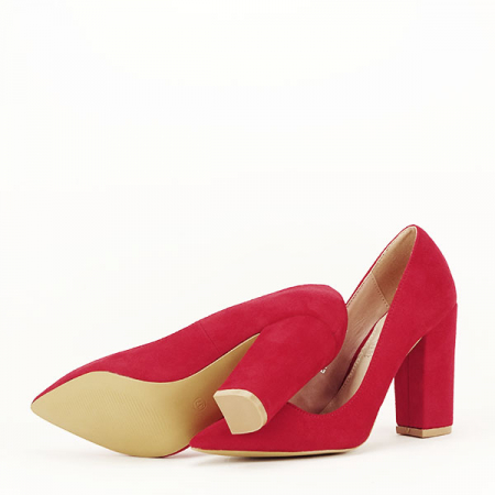 Pantofi cu toc rosii Leila 02 [7]