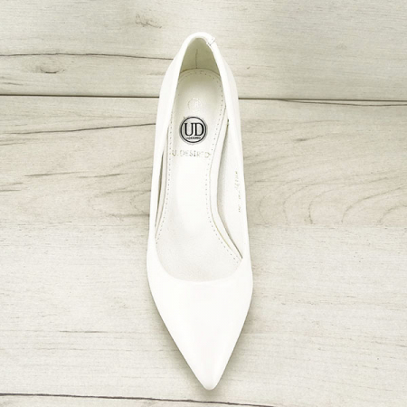 Pantofi eleganti albi BG1313 02 [6]
