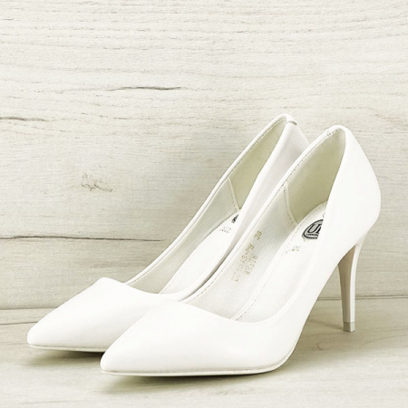 Femei - Pantofi eleganti albi BG1313 02