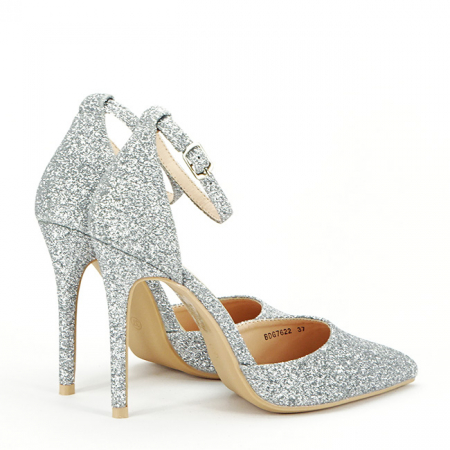 Pantofi eleganti argintii BDG7622 01 [4]