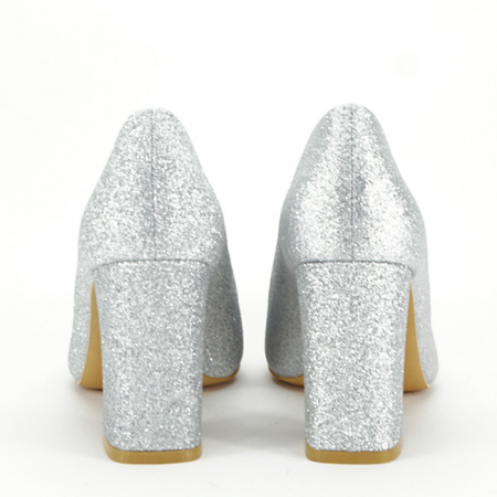 Pantofi eleganti argintii BHH7651 01 [5]